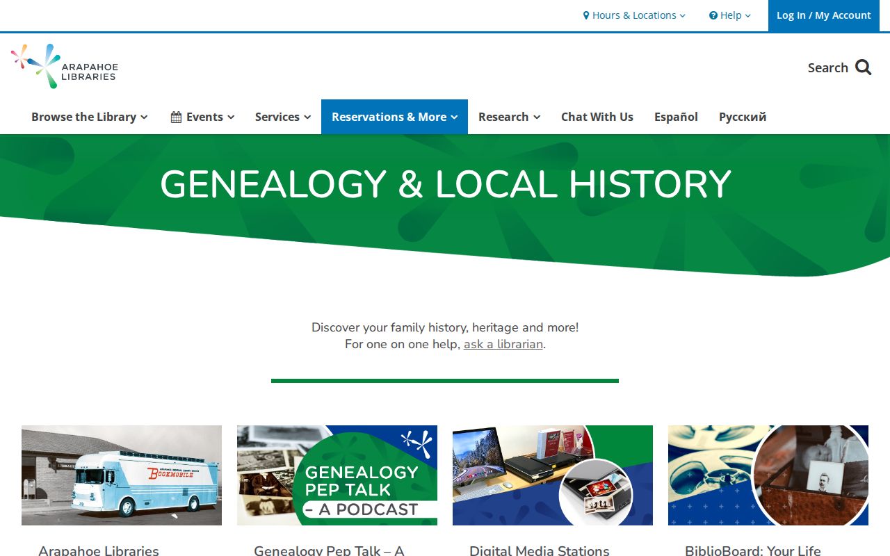 Arapahoe County city directory research at Arapahoe Libraries