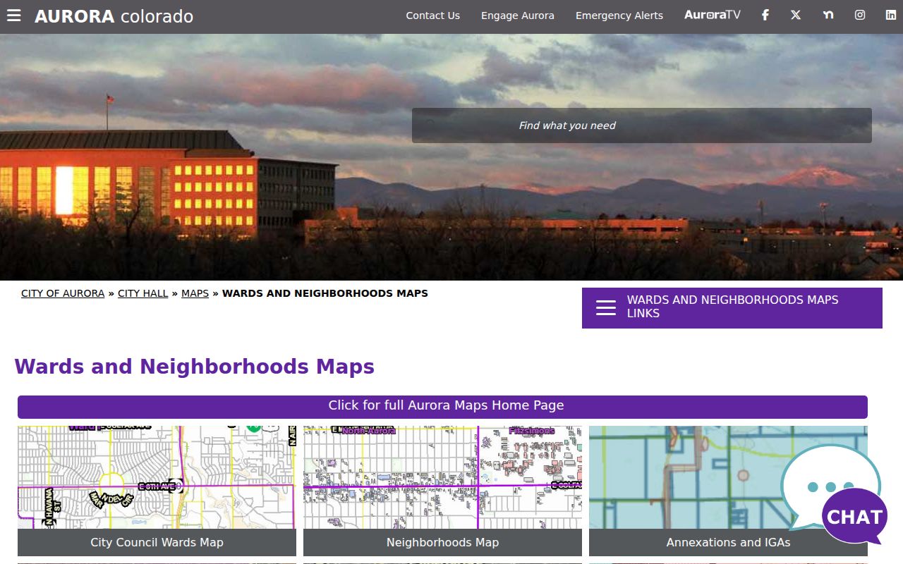 Arapahoe County neighbors and block map context from Aurora neighborhood associations