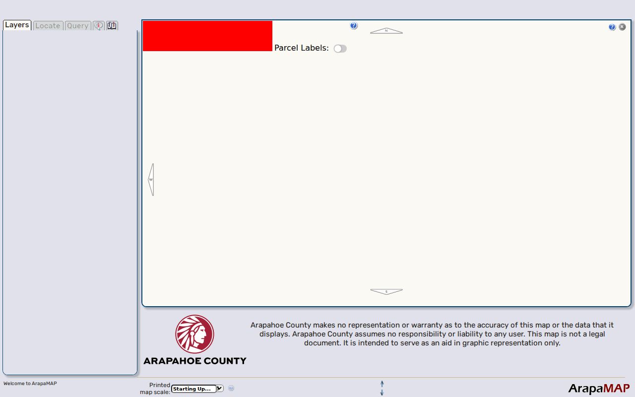 Arapahoe County neighbors ArapaMAP parcel buffer viewer